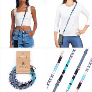 Handmade phone strap with phone patch